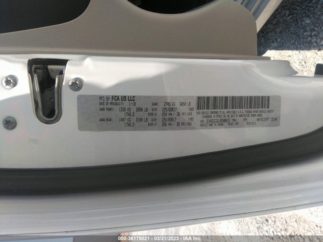 Dodge Grand Caravan Sxt 2018 2C4RDGCG6JR208615 Image 10