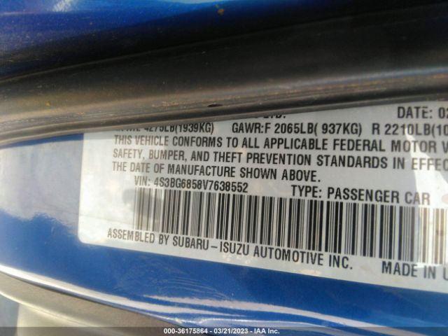 4S3BG6858V7638552 Subaru Legacy Wagon Outback