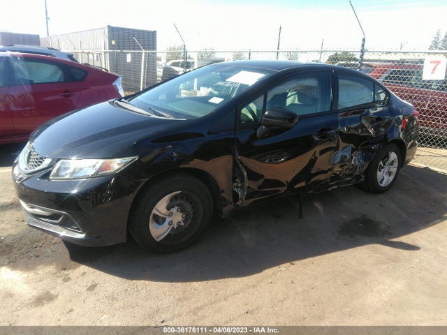 Honda Civic Sedan Lx 2014 19XFB2F55EE201443 Image 2