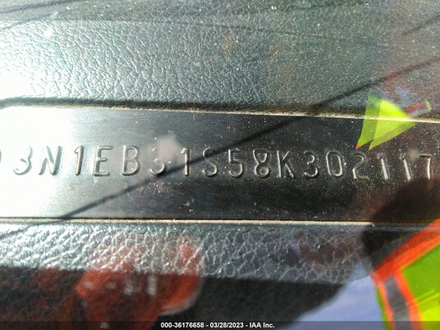 2008 NISSAN SENTRA VIN: 3N1EB31S58K302117