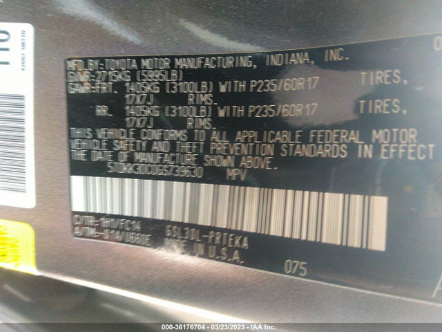Toyota SIENNA LE 2016 5TDKK3DC0GS739630 Image 10