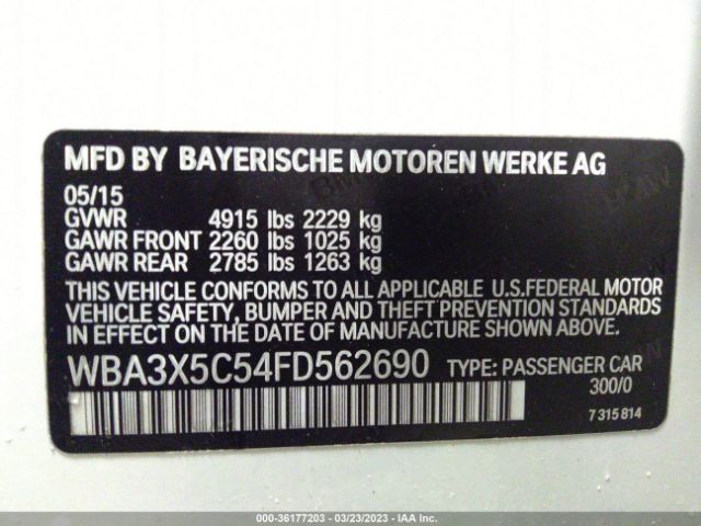 WBA3X5C54FD562690 BMW 3 Series Gran Turismo 328i Xdrive