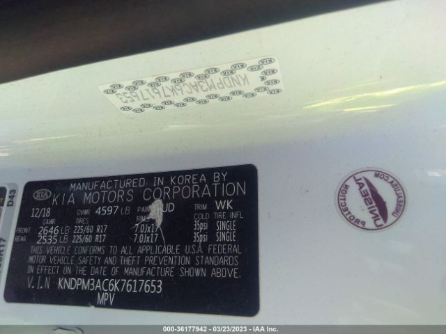KNDPM3AC6K7617653 KIA Sportage Lx