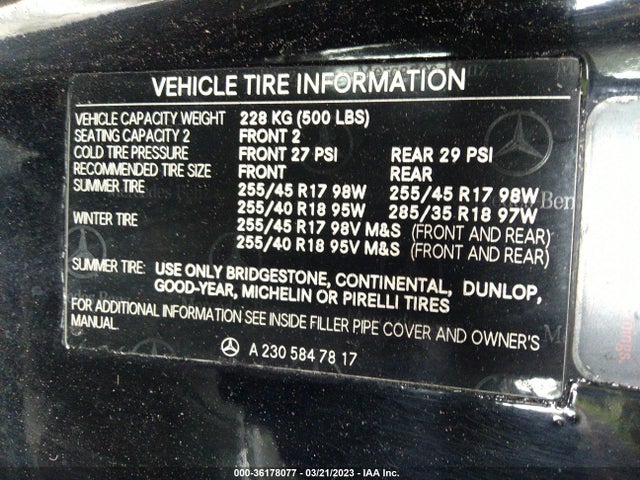 2006 MERCEDES-BENZ SL-CLASS 5.0L VIN: WDBSK75F46F107369