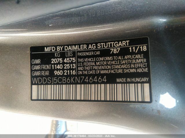 2019 MERCEDES-BENZ AMG CLA 45 WDDSJ5CB6KN746464 Photo 8