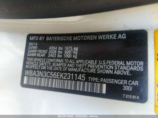 WBA3N3C56EK231145 BMW 4 Series 428i
