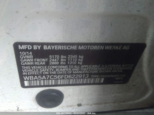 WBA5A7C56FD622913 BMW 5 Series 528i Xdrive