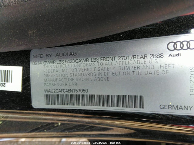 WAU2GAFC4EN157050 Audi A7 3.0 Prestige