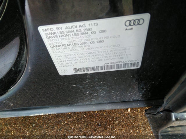 WA1CGAFP5EA060340 Audi Sq5 Premium Plus