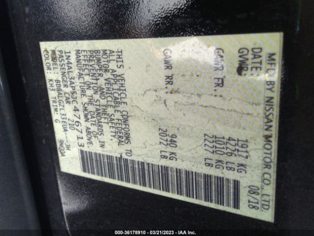 2018 NISSAN ALTIMA 1N4AL3AP5JC476713 Photo 8