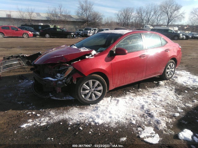 2016 TOYOTA COROLLA L/LE/S/S PLUS/LE PLUS VIN: 2T1BURHE6GC543502