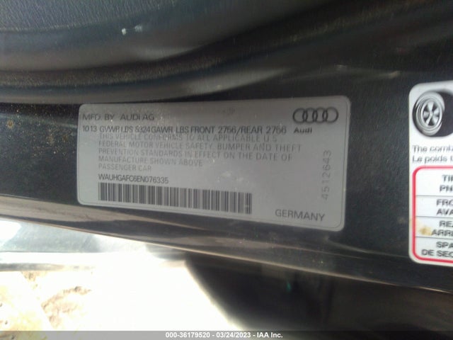 WAUHGAFC6EN076335 Audi A6 3.0t Prestige