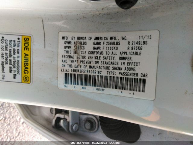 19UUA8F51EA005162 Acura TL TECH