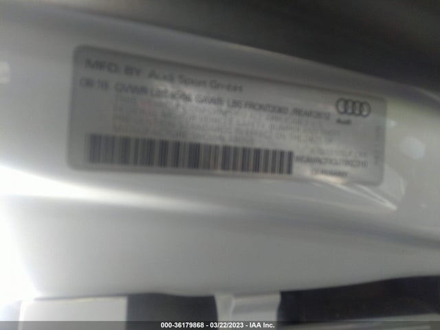 2018 Audi R8, VIN: WUAVACFX3J7902310