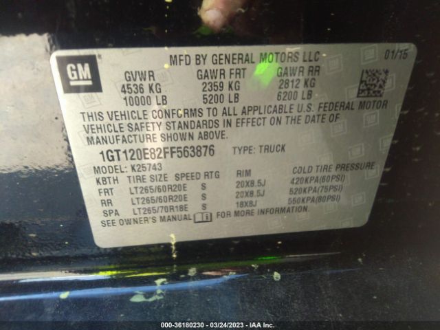1GT120E82FF563876 GMC Sierra 2500hd Denali