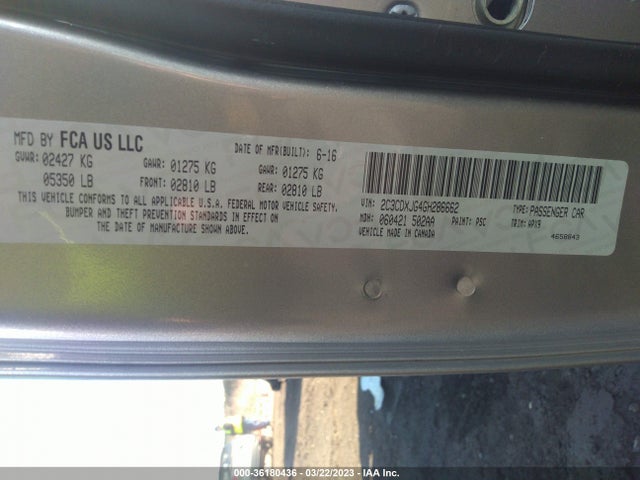 Dodge Charger Sxt 2016 2C3CDXJG4GH286662 Image 9