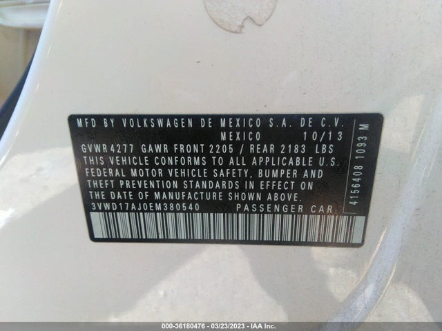 3VWD17AJ0EM380540 Volkswagen Jetta Sedan Se W/connectivity
