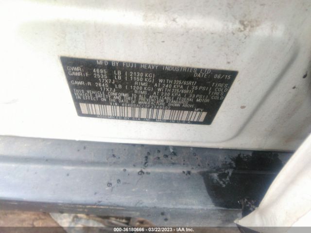 4S4BSACC0F3349502 Subaru Outback 2.5i Premium