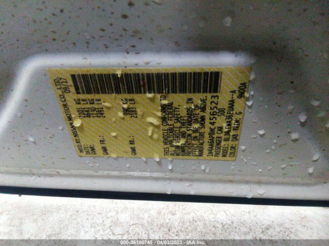 1N4AA6AP8HC456523 Nissan MAXIMA SL
