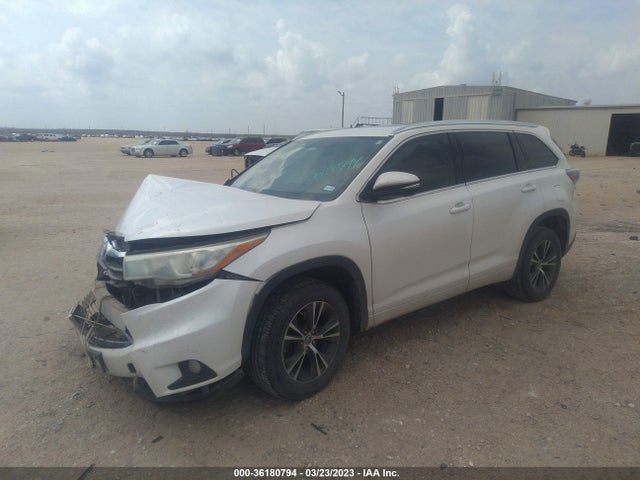 2016 TOYOTA HIGHLANDER XLE VIN: 5TDKKRFH2GS139929