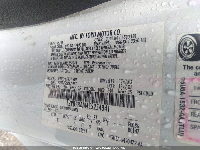 Ford Mustang V6 2014 1ZVBP8AM4E5254841 Image 10