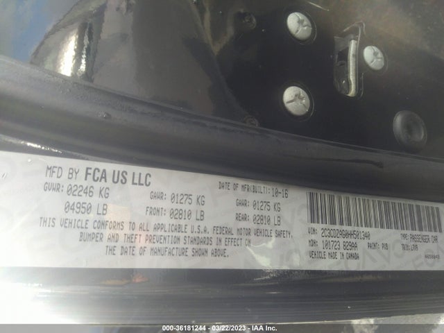 Dodge Challenger Sxt 2017 2C3CDZAG0HH501340 Image 9
