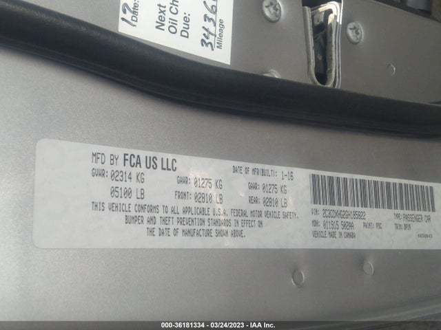 Dodge Charger Sxt 2016 2C3CDXHG2GH185822 Image 9