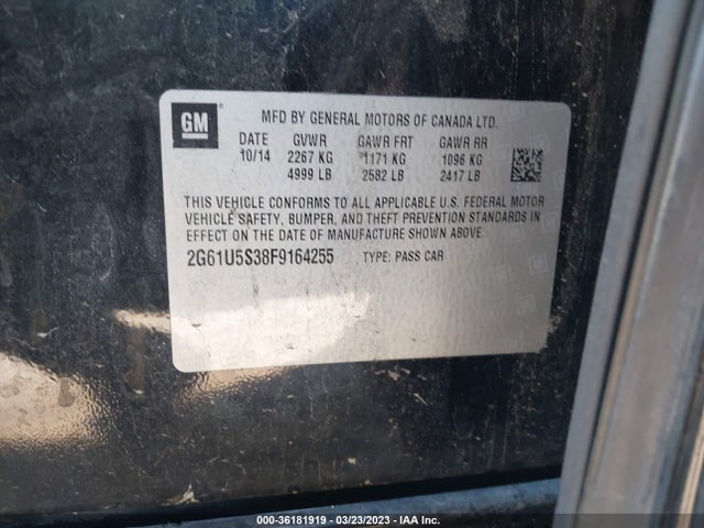 Cadillac Xts Livery Package 2015 2G61U5S38F9164255 Image 11