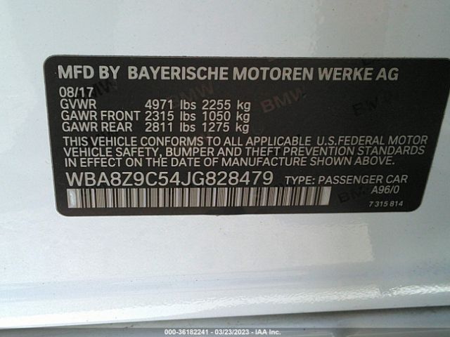 WBA8Z9C54JG828479 BMW 3 Series 330i Xdrive