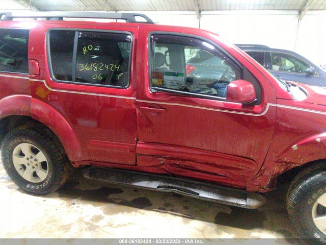 2006 NISSAN PATHFINDER SE VIN: 5N1AR18W06C665993
