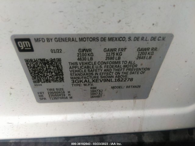 3GKALXEV9NL162278 GMC Terrain Denali