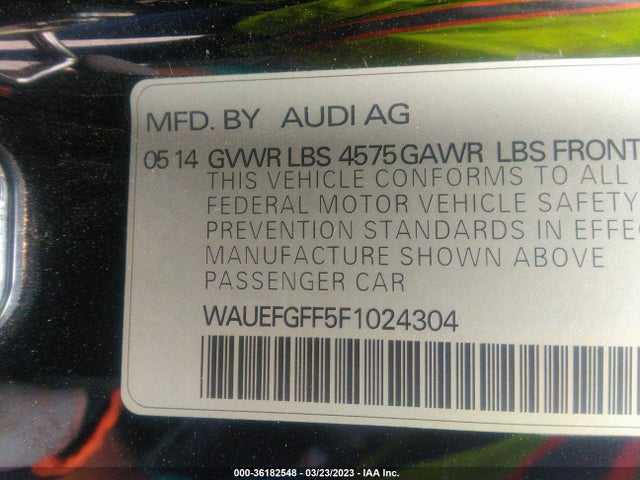 WAUEFGFF5F1024304 Audi A3 2.0t Premium Plus