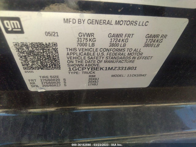 Chevrolet Silverado 1500 Custom 2021 1GCPYBEK1MZ331801 Image 9
