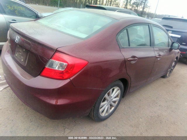 2012 HONDA CIVIC SDN EX-L VIN: 19XFB2F95CE364710