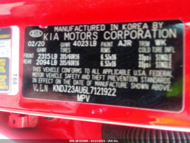 KNDJ23AU6L7121922 KIA SOUL LX