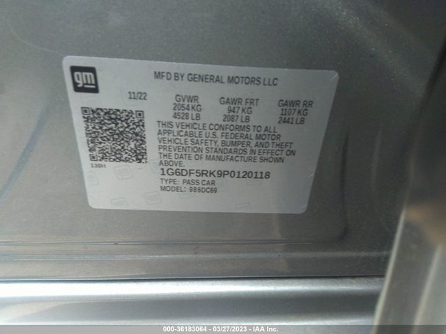 2023 Cadillac CT4, VIN: 1G6DF5RK9P0120118