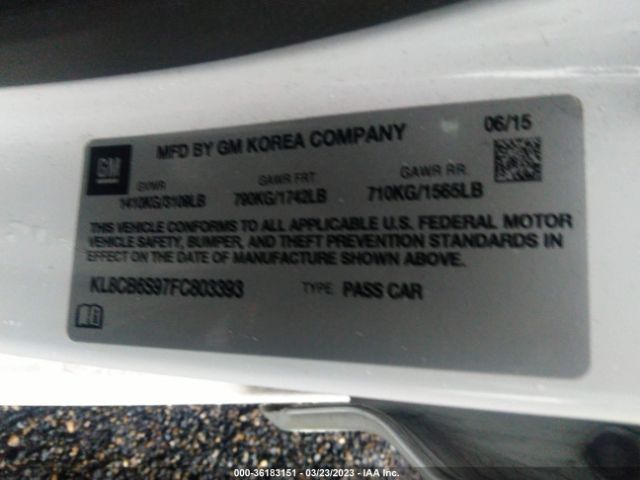 KL8CB6S97FC803393 Chevrolet Spark Ls Cvt
