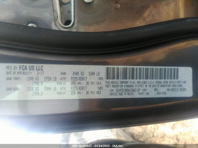 3C4PDCABXHT602147 Dodge JOURNEY SE