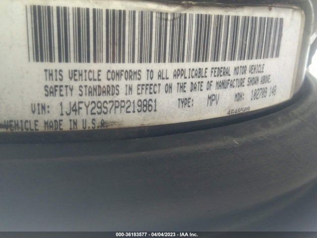 1993 JEEP WRANGLER / YJ VIN: 1J4FY29S7PP219861