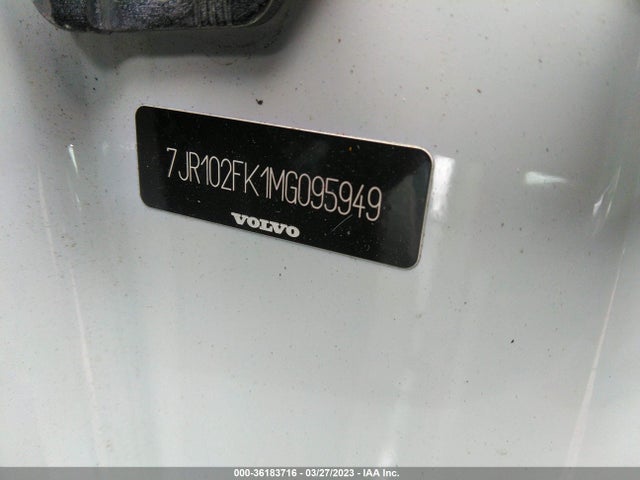 2021 Volvo S60, VIN: 7JR102FK1MG095949