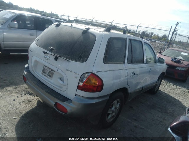 2004 HYUNDAI SANTA FE GLS VIN: KM8SC13D54U677687