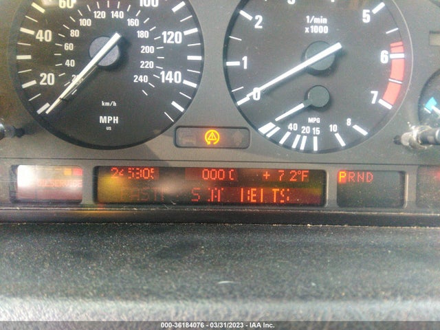 2003 BMW X5 4.4I VIN: 5UXFB33563LH40413