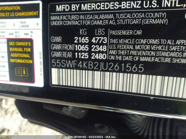 Mercedes-Benz C-class C 300 2018 55SWF4KB2JU261565 Image 11