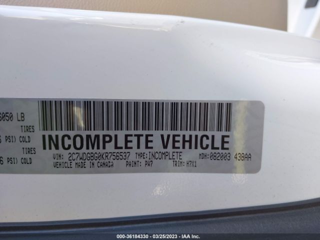 2C7WDGBG0KR756537 Dodge Grand Caravan Se
