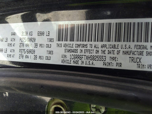 RAM 1500 Express 2017 1C6RR6FTXHS825553 Image 11
