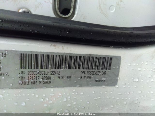 2C3CDXBG1LH122472 Dodge Charger Sxt
