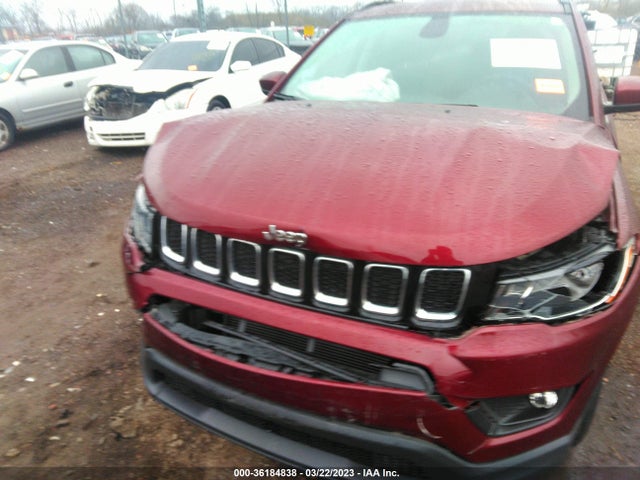 2021 JEEP COMPASS LATITUDE VIN: 3C4NJDBB5MT507512