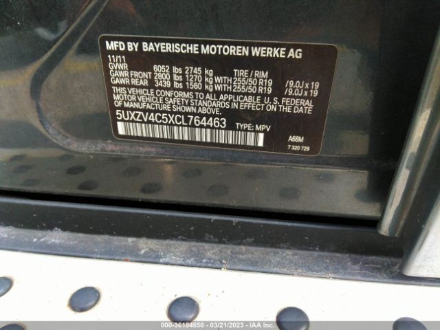 5UXZV4C5XCL764463 BMW X5 35i