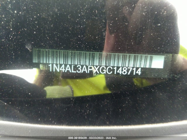2016 NISSAN ALTIMA 2.5 VIN: 1N4AL3APXGC148714
