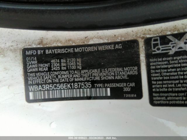 WBA3R5C56EK187535 BMW 4 Series 435i Xdrive